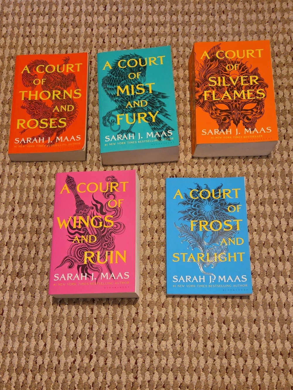 Sarah J Maas A Court Of Thorns And Roses Paperback Book Set